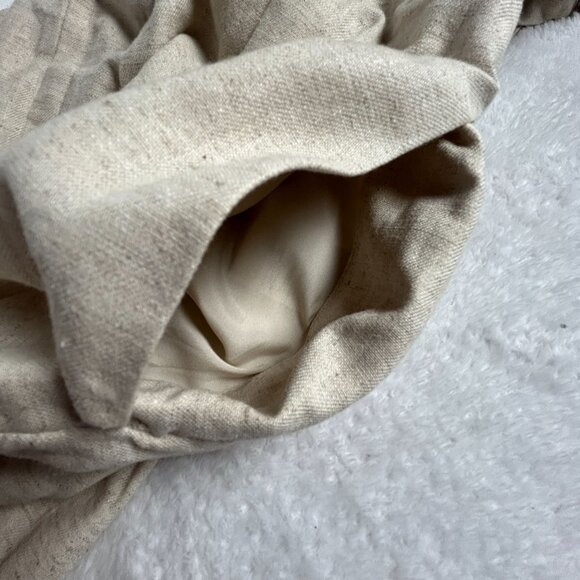 Banana Republic Womens Linen Blend Wide-Leg Sleeveless Jumpsuit 10 Beige New - Picture 9 of 13